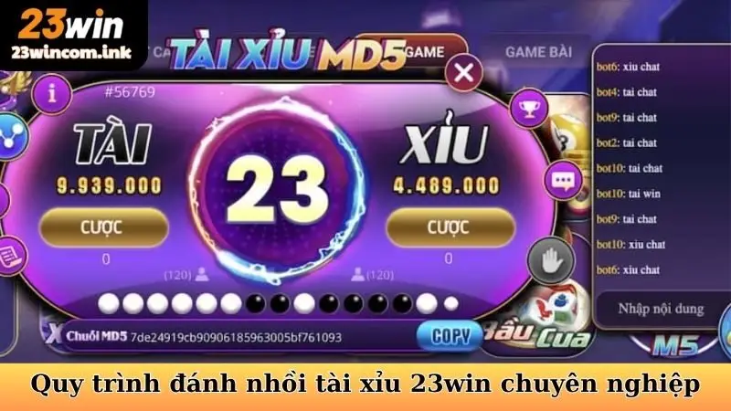 Bí Bí Kíp Đánh Nhồi Tài Xỉu 23win - Chơi Bứt Phá, Thành Công 6 Quy trình đánh nhồi tài xỉu 23win chuyên nghiệp